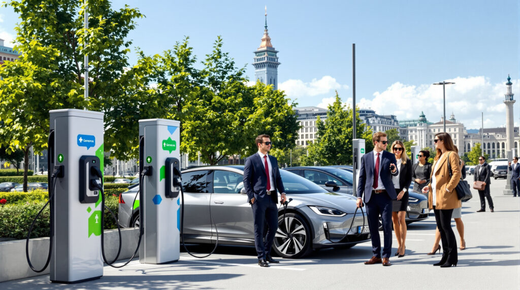 Bornes de recharge pour véhicules électriques : pourquoi choisir une entreprise locale à genève