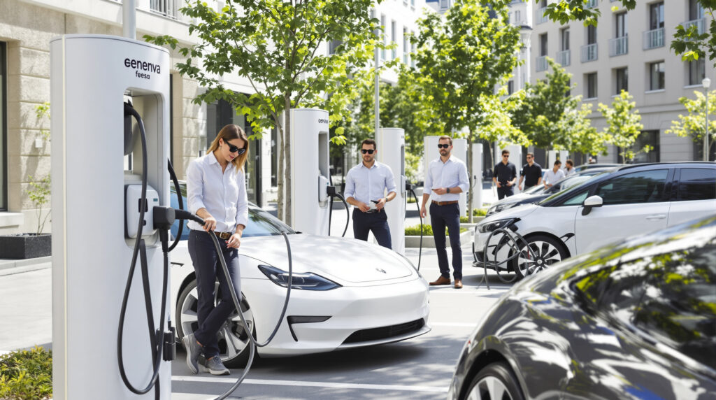 Bornes recharge électrique à genève : tarifs et installation par entreprise locale