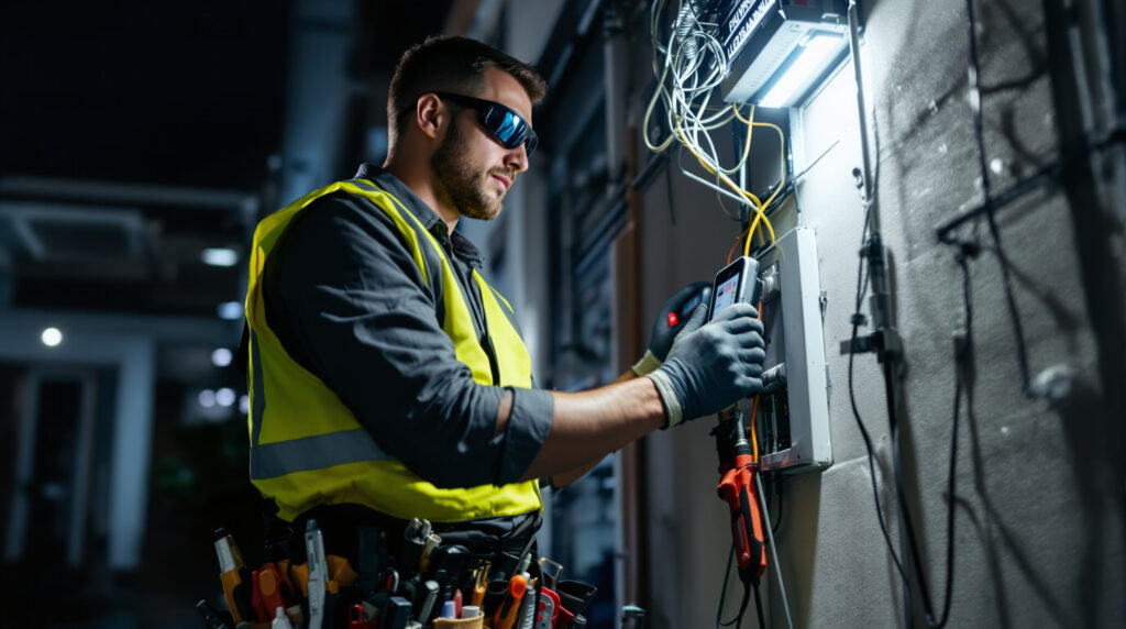 électricien à onex 1213 disponible 24h/24 pour dépannage d'urgence. services rapides, fiables avec tarifs compétitifs. contactez-nous pour un devis personnalisé.