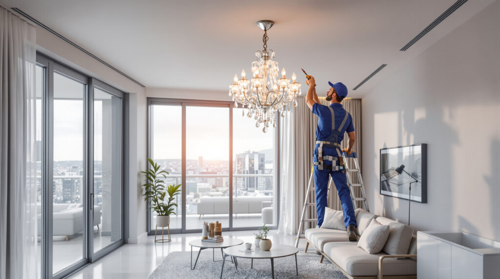 Electricien installation lustrerie geneve : prix et délais fiables