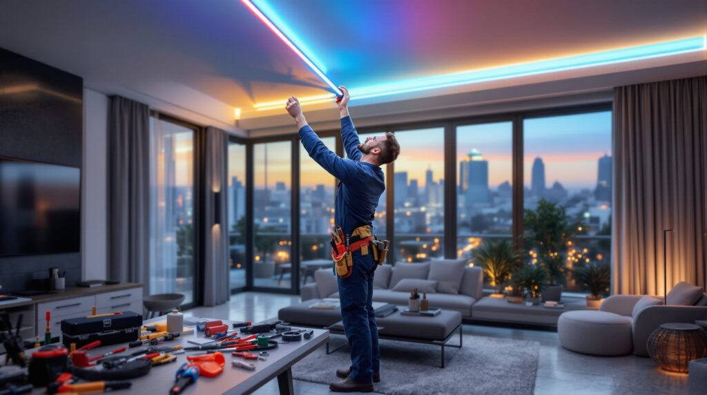 Electricien installation rubans led geneve : tarifs et informations