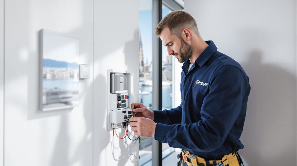découvrez nos services d'électricien pour l'installation de systèmes domotiques à genève. tarifs 2026 compétitifs et conseils personnalisés pour votre maison connectée.