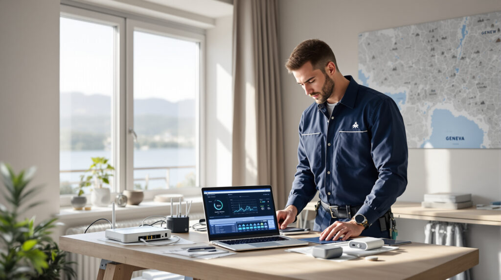 Electricien réseau Wifi Internet geneve : prix, délai, solutions