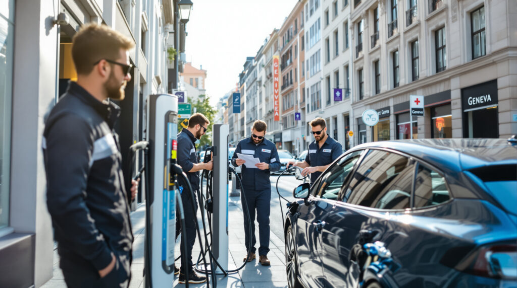 Installer une borne pour voiture électrique à genève : ce que propose une entreprise spécialisée